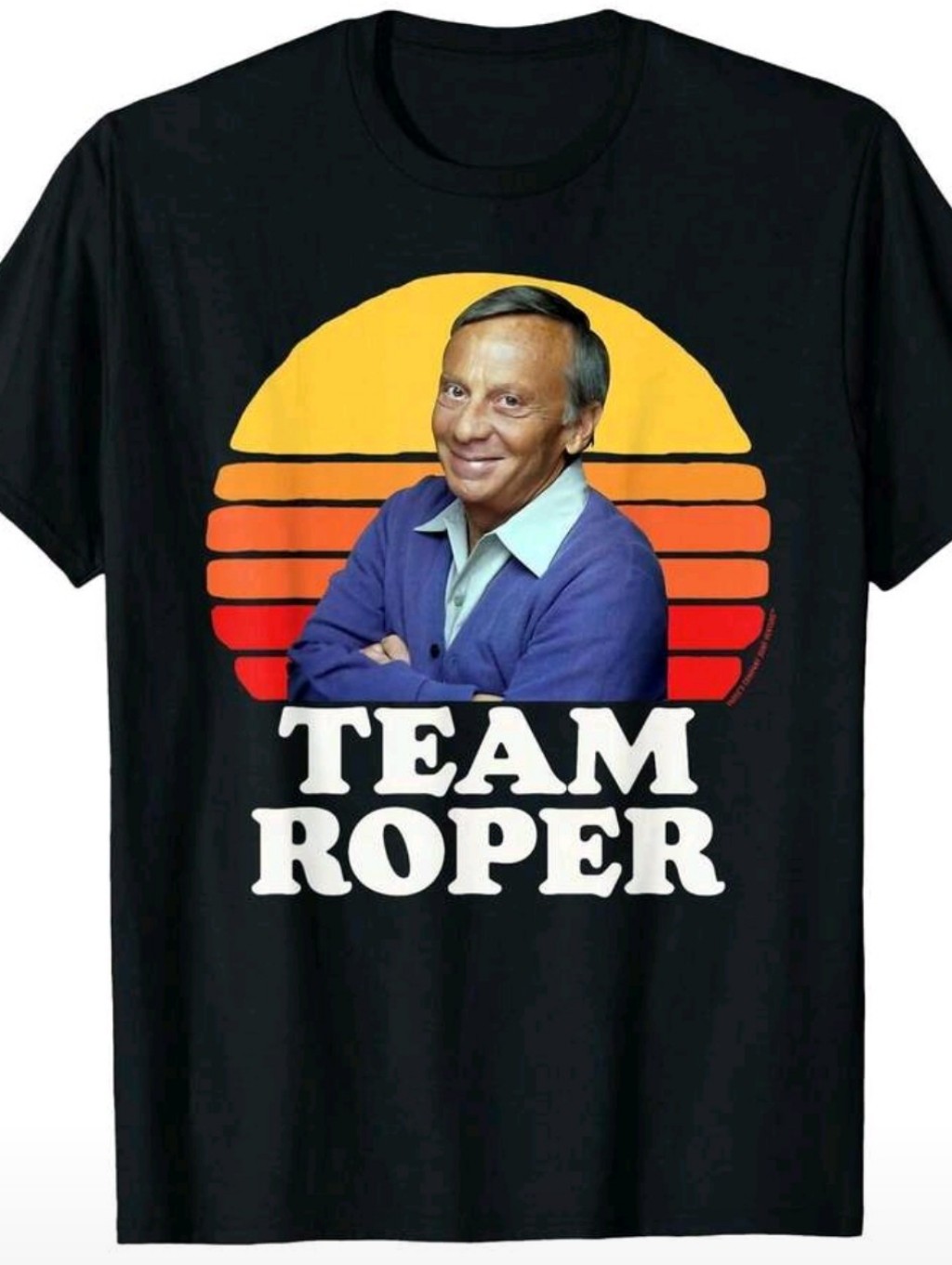 Team Roper Graphic Tee  Black Large Unisex
